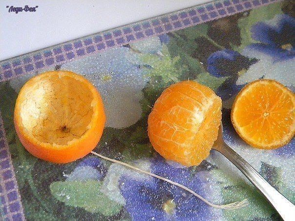 ​Свеча-апельсинка