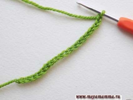 Вяжем крючком дубовый лист