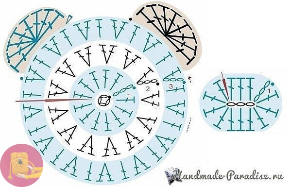 Забавные тапочки-зверюшки крючком