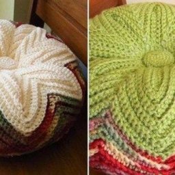 Красивая двусторонняя подушка