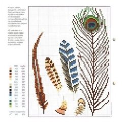 Вышиваем разноцветные перышки и ловцы снов