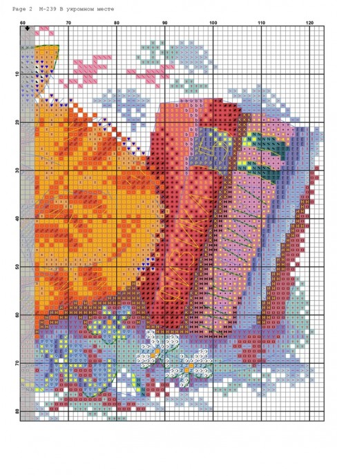 Вышиваем котика среди книг Вышиваем котика среди книг