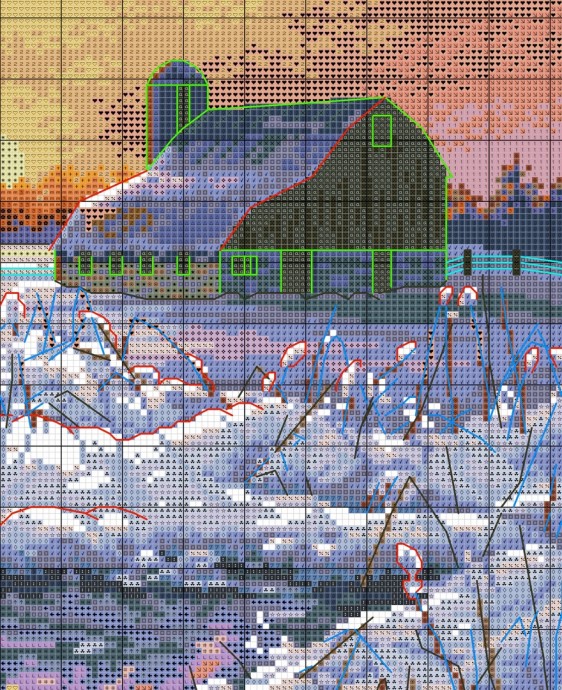 Зимний пейзаж Зимний пейзаж