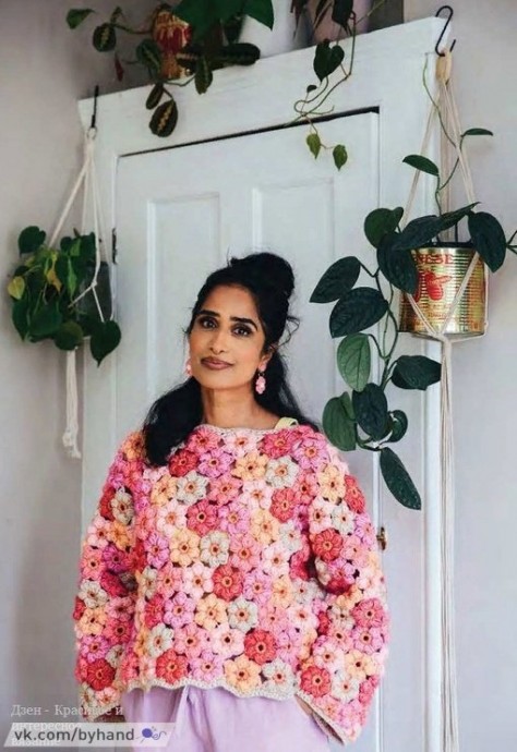 Цветочная вязка