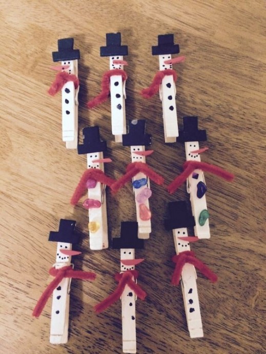 ​Забавное творчество с использованием прищепок