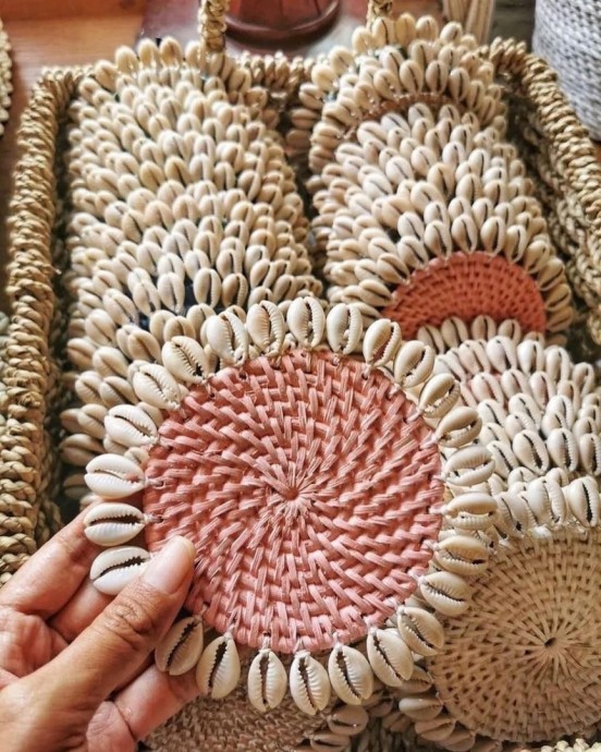 Декор из ракушек