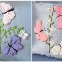 ​Учимся вышивать бабочек