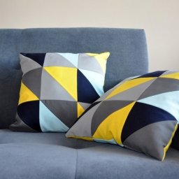 ​Подушка в стиле пэчворк своими руками