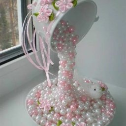 Водопад из бусин