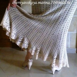 ​Юбка крючком