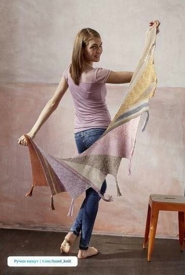 Необычная накидка на плечи