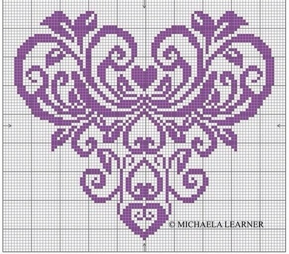 Самые красивые схемы для филейного вязания