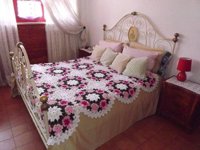 ​Покрывало в стиле шебби-шика