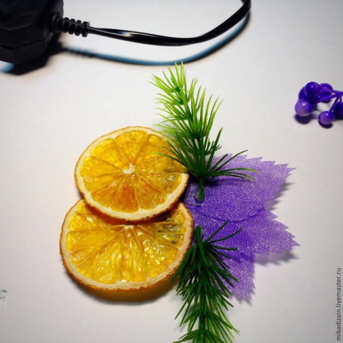 Декор с апельсинами Декор с апельсинами