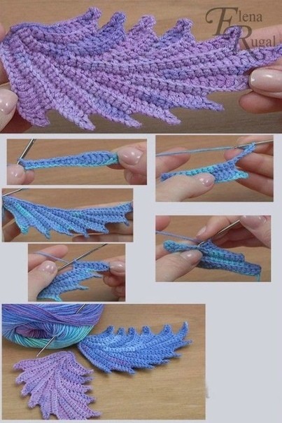 ​Листики крючком
