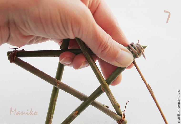 Новогодние звезды-подвески к старому новому году