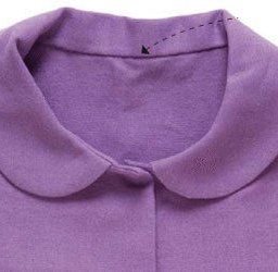 Плосколежащий воротник