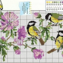 ​Вышиваем птичек