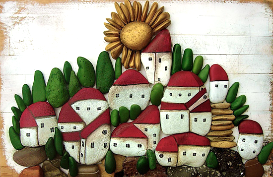 Идеи из камней разукрашенных и не только