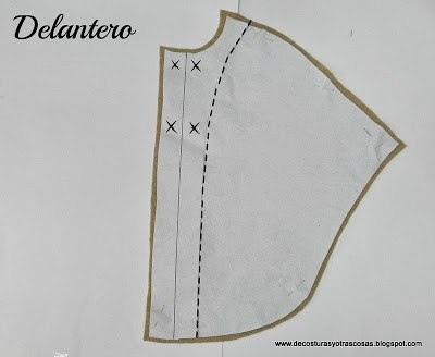 Кейп: шьём накидку с прорезями для рук