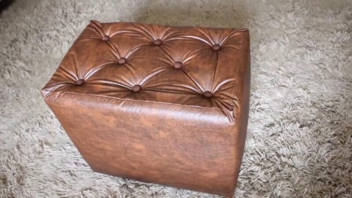 ​Удобный пуфик своими руками