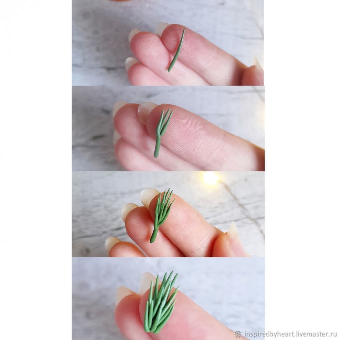 Мандариновая брошь