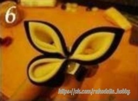 Заколки-бабочки в технике канзаши Заколки-бабочки в технике канзаши