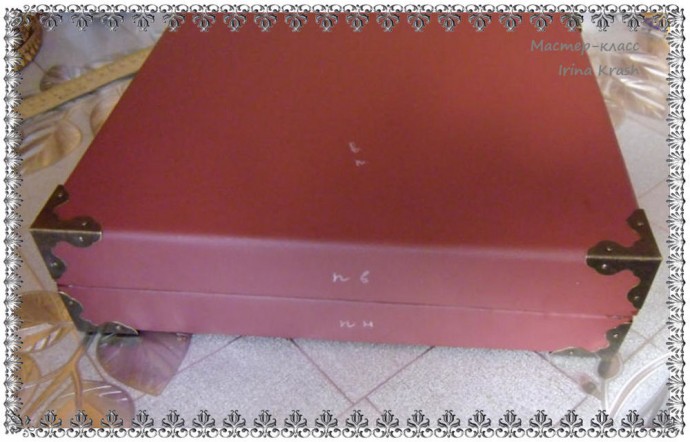 Реставрация шкатулки: мастер-класс