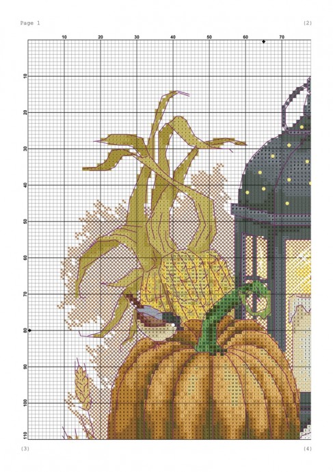 ​Осенняя композиция со свечой