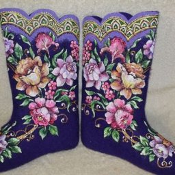 Расписные валенки