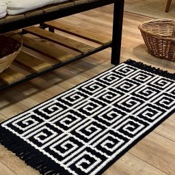 Спиральный коврик крючком