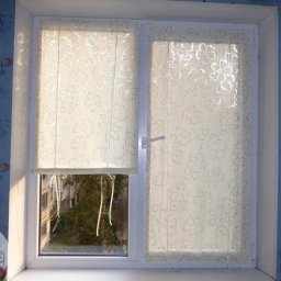 Делаем оконные шторки на липучках