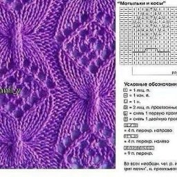 ​Подборка схем спицами