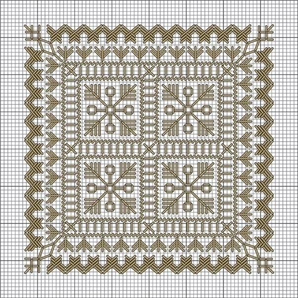 Схемы для нежной вышивки