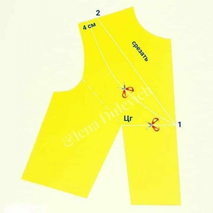 Вариации драпировки горловины "качели"