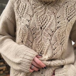 ​Восхитительный узор спицами