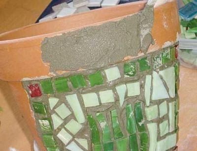 Декор цветочного горшка