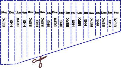 Джабот или галстук как элемент мягкого ламбрекена