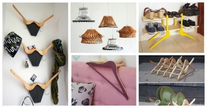 Гениальные вещи из старых вешалок