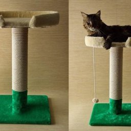 Как сделать когтеточку для кота своими руками