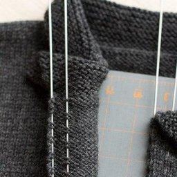 Как вшить молнию в вязаную вещь