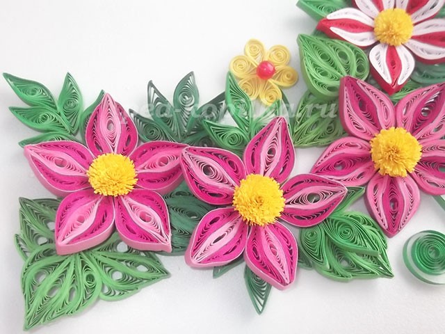 Мастер-класс "Капелька лета" в технике квиллинг