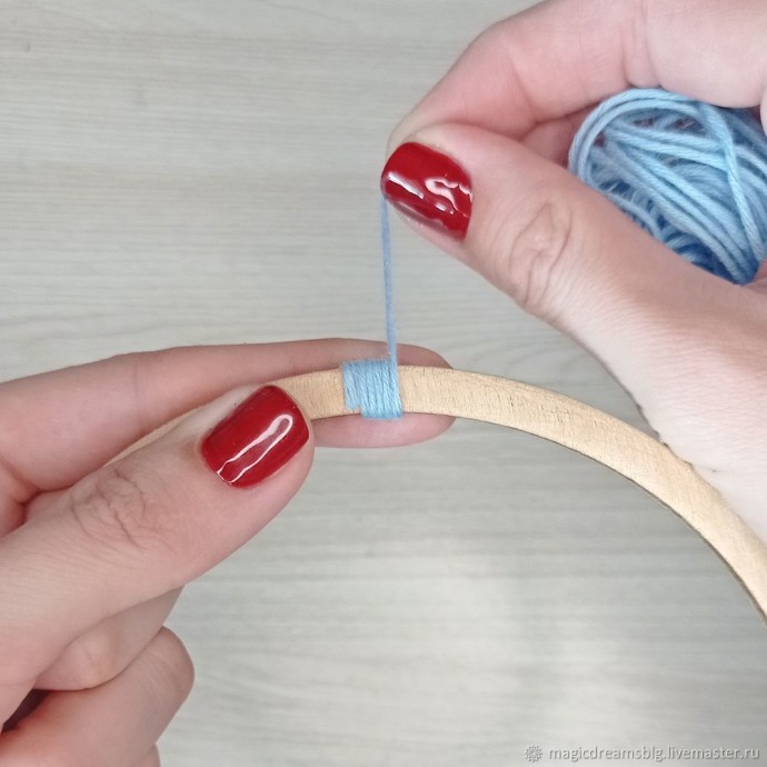 Ловец снов с лентами и кружевами