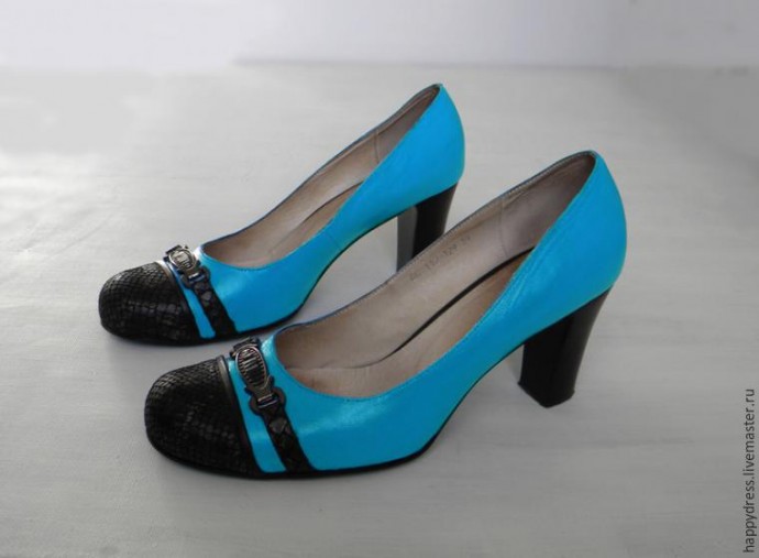 Легко преображаем черный туфли в яркие и эффектные