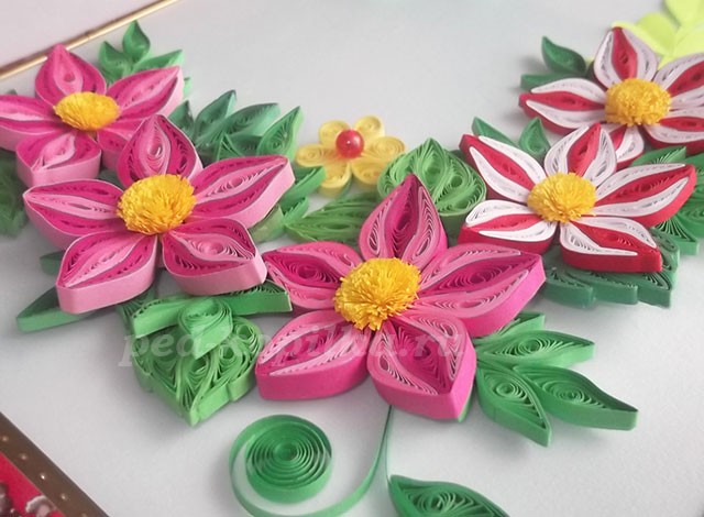 Мастер-класс "Капелька лета" в технике квиллинг