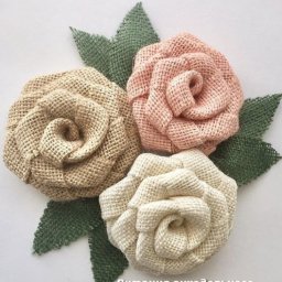 Декор из мешковины