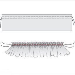 Оборки, рюши и воланы