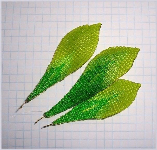 Пасхальная композиция из бисера