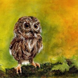 Рисуем совенка