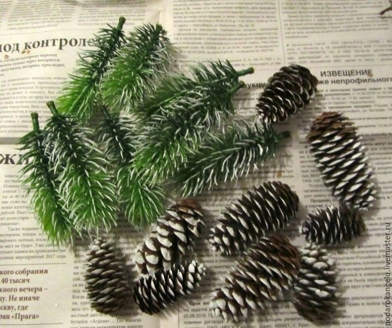 Рождественская поделка в новогодние праздники